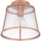 Quoizel Labrant 1-Light Matte Rose Gold Semi-Flush Mount QFL5612MRG - alternate 4
